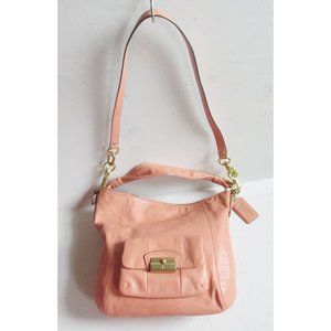 MiNty✨ COACH Kristin Peach Leather Convertible Bag